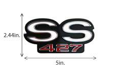 1968 GRILLE EMBLEM, SS 427